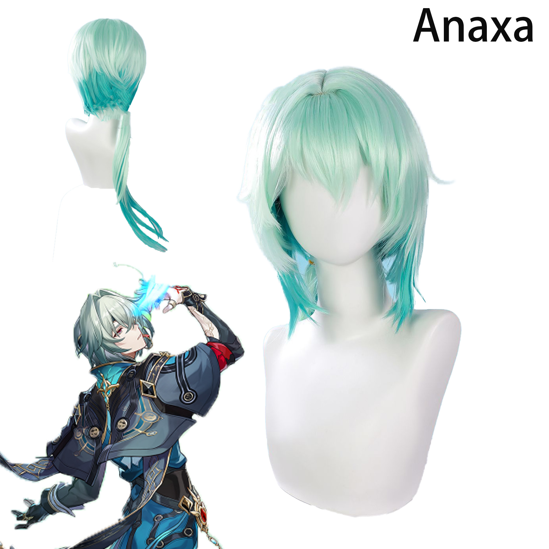 Anaxa Cosplay Prop - Peluca de Cosplay de Anaxa de