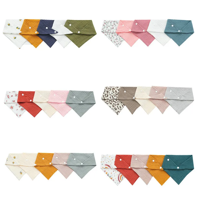 Snap Fastener Set - 5 unids/set Baberos para bebé recién