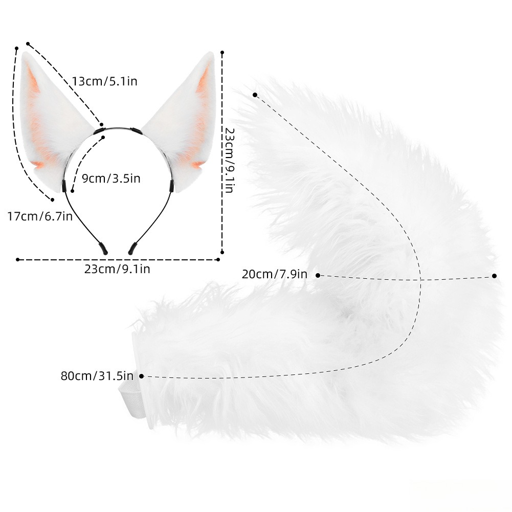 Diadema de Orejas de Zorro de  - Cosplay Prop Kit reseña y precio