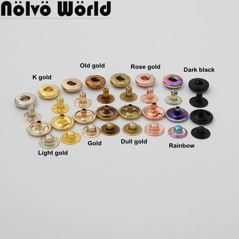 20-100 juegos Arco Iris 12mm 1 - Snap Fastener Set reseña y precio