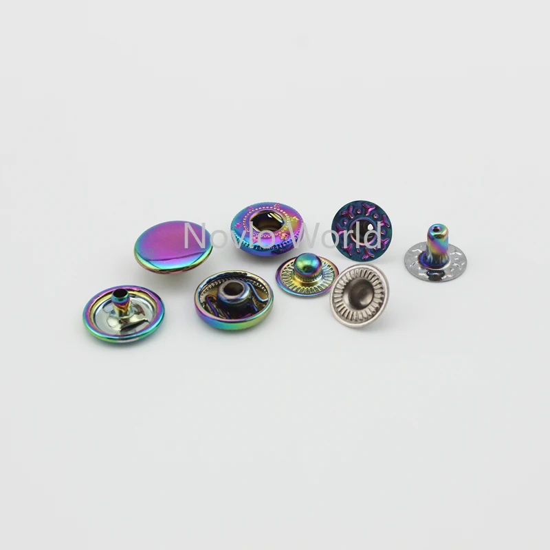 20-100 juegos Arco Iris 12mm 1 - Snap Fastener Set reseña y precio