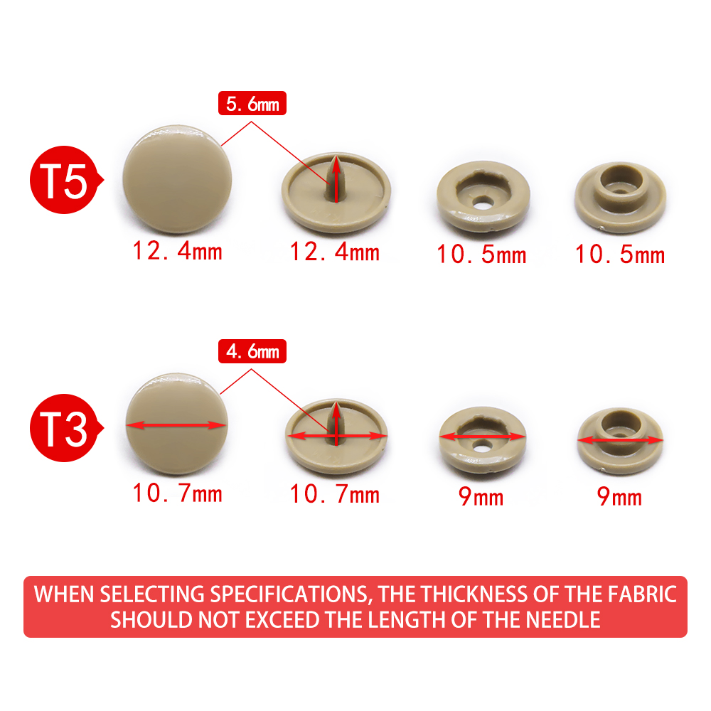KAM T3 T5 20 juegos de botones - Snap Fastener Set reseña y precio