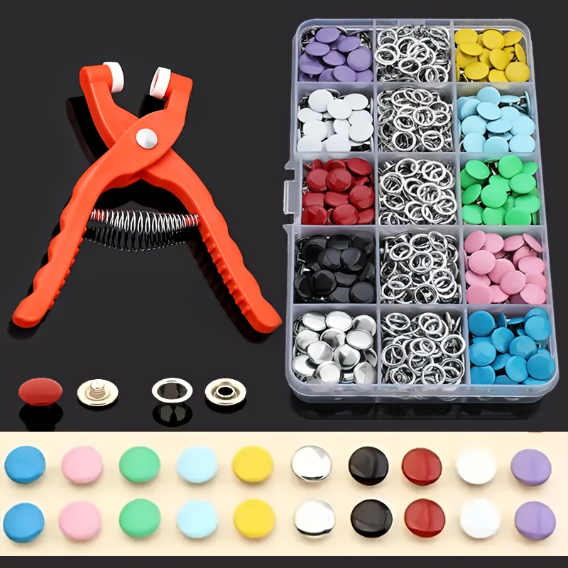 100 Piezas de Botones Metálico - Snap Fastener Set reseña y precio