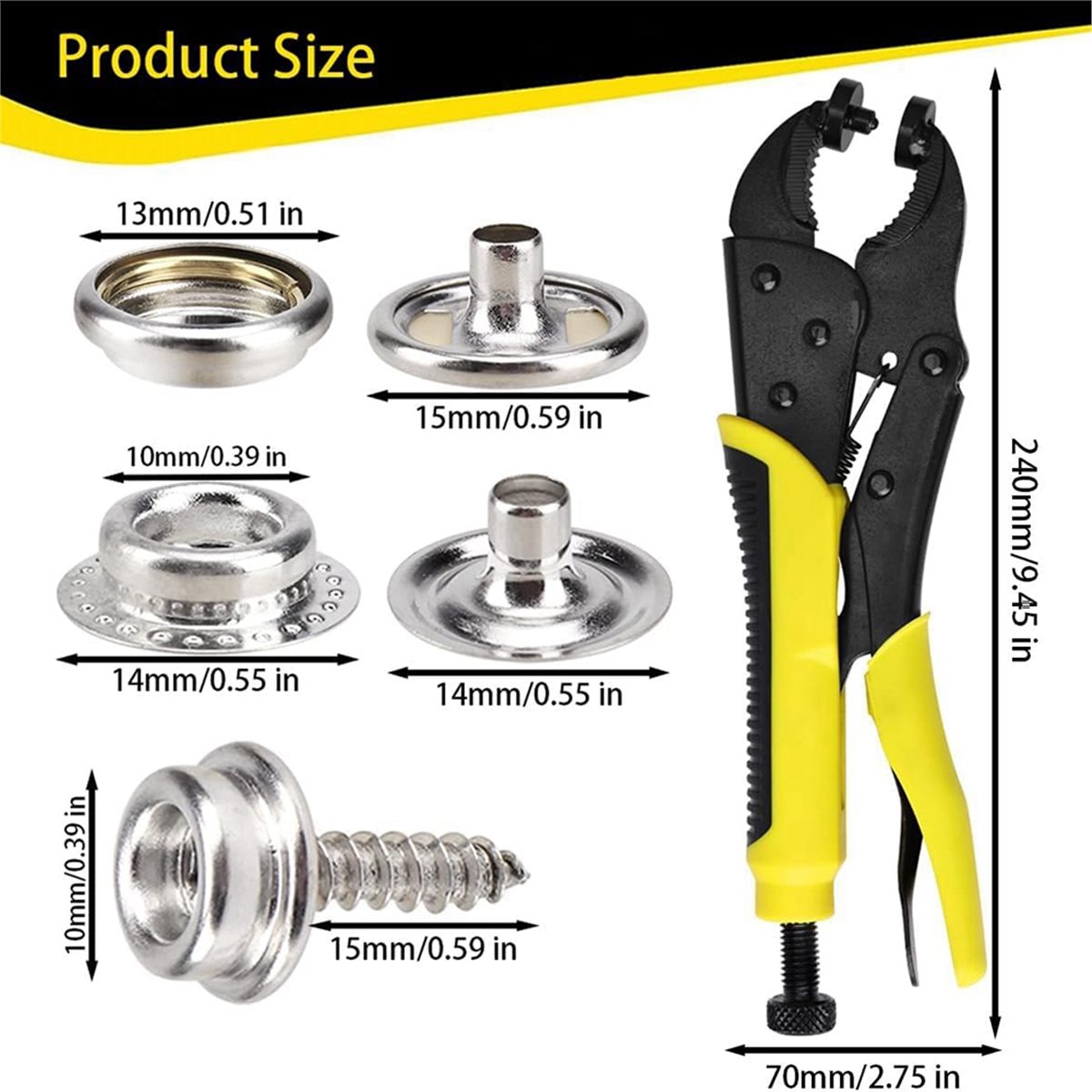 [Excelente Producto] Kit de He - Snap Plier Setter reseña y precio