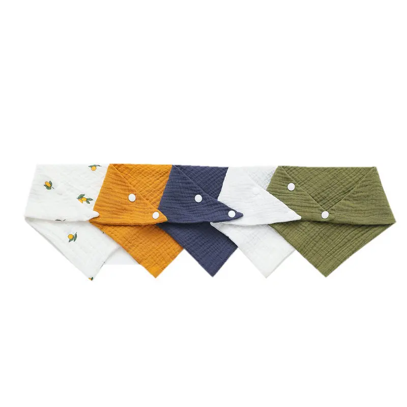 5 unids/set Baberos para bebé  - Snap Fastener Set reseña y precio