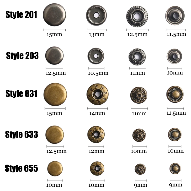 Botones de presión de Metal de - Snap Fastener Set reseña y precio
